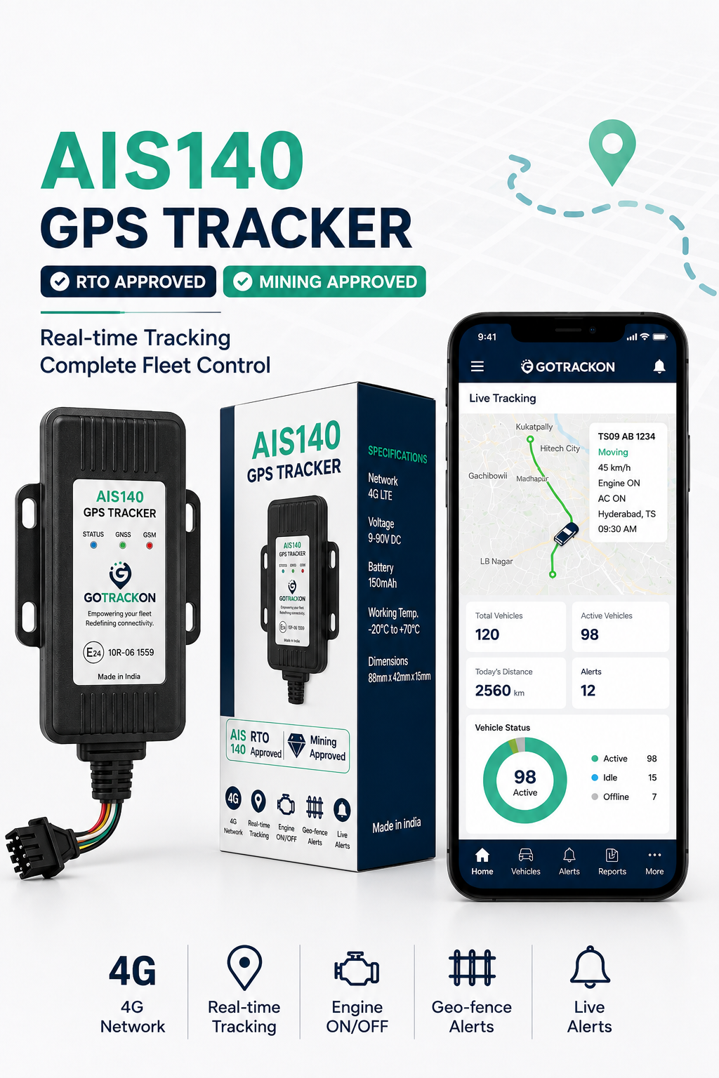 AIS 140 GPS Tracker